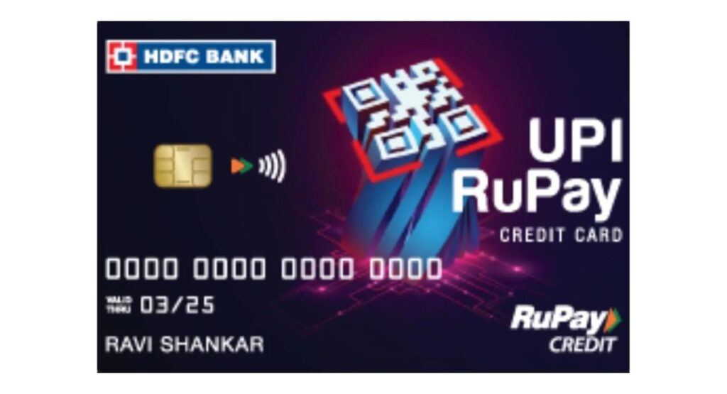 HDFC RUPAY CREDIT CARD